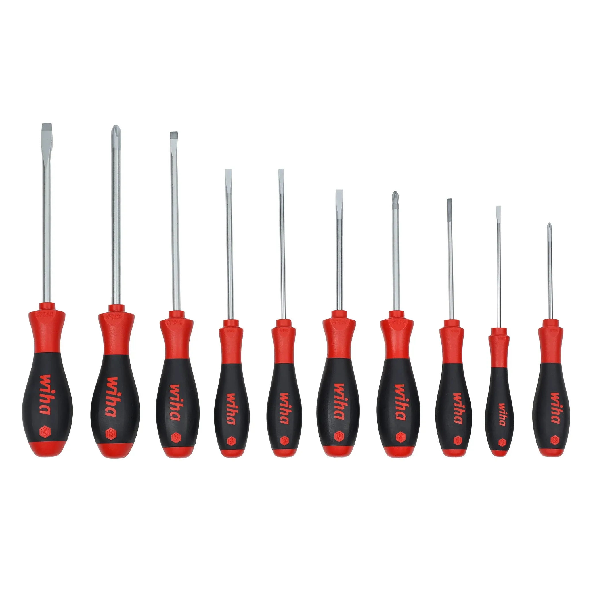 10 Piece SoftFinish Cushion Grip Screwdriver Tray Set