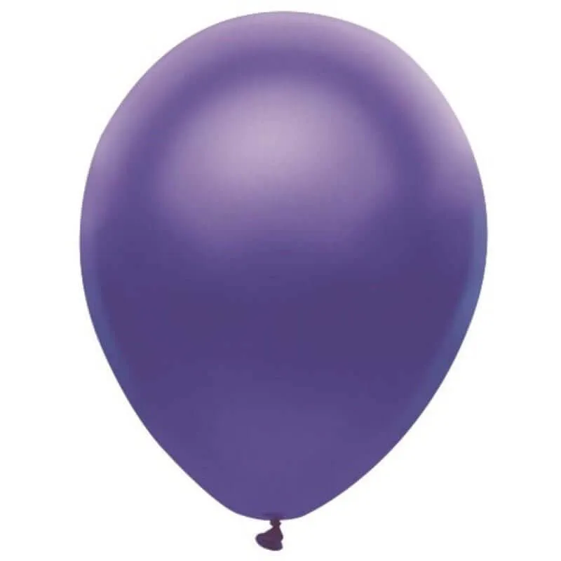 12" Satin Purple Pearlized Latex Balloons (10ct)