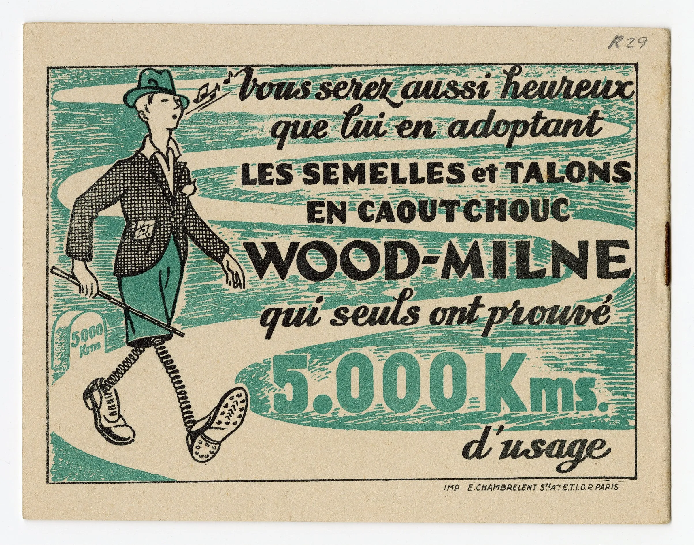 1920's "Une Dispute" French Promotional Booklet for Wood-Milne Rubber Heels and Soles