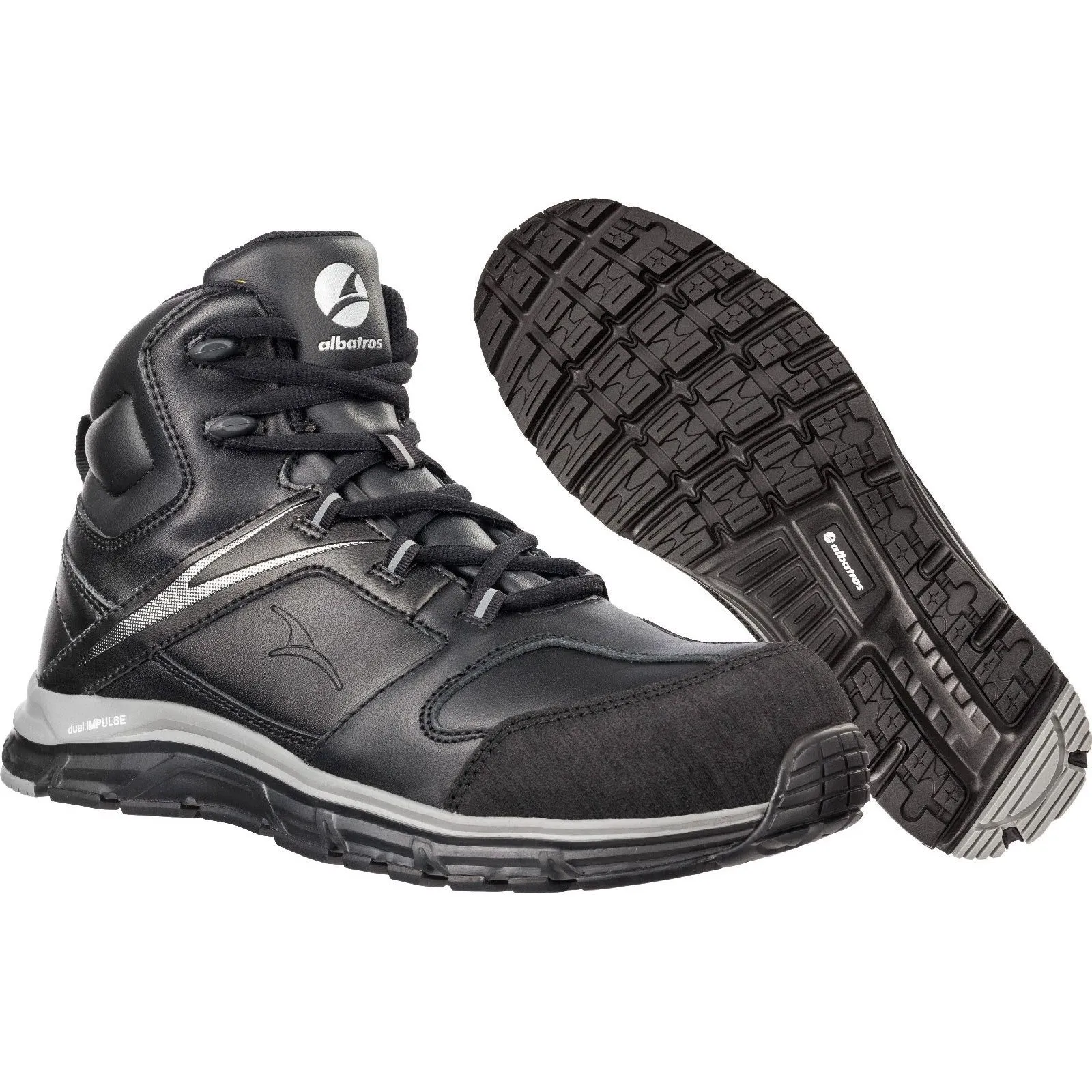 Albatros Mens Vigor Impulse Mid Safety Boots