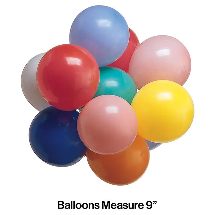 Assorted 9" Latex Balloons (20/Pkg)