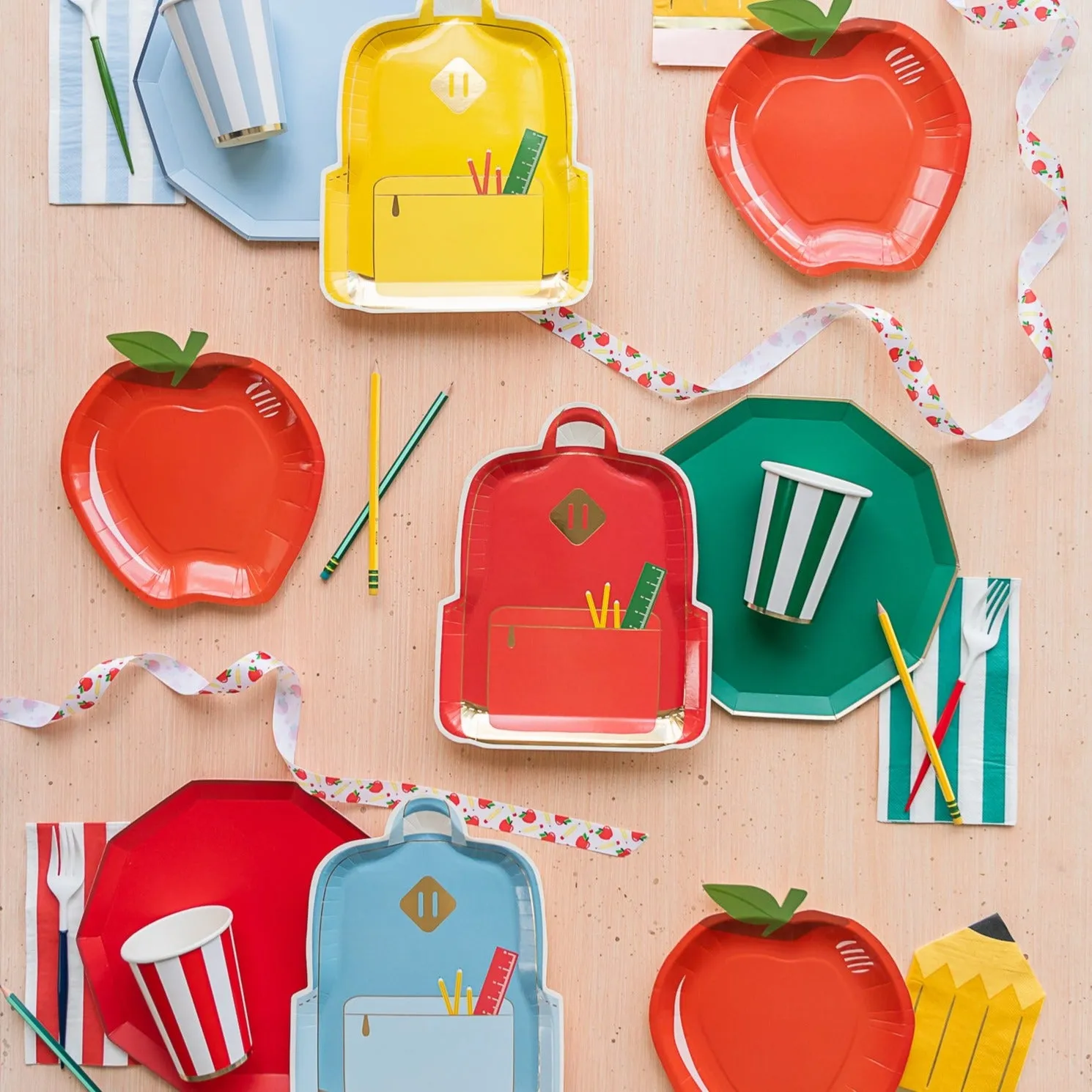 BACKPACK SHAPED PLATES