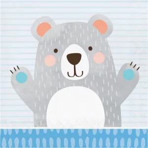 Birthday Bear Party Napkins (16/Pkg)