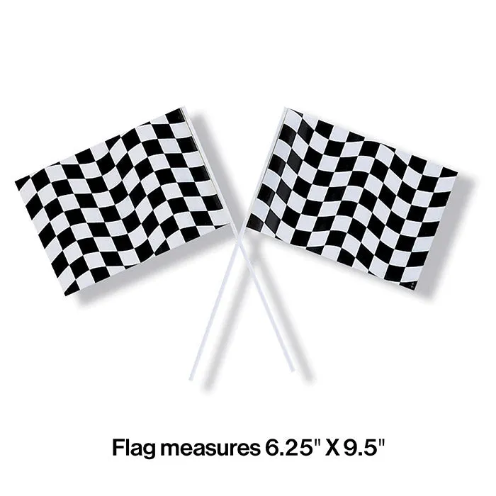 Black & White Check Flag