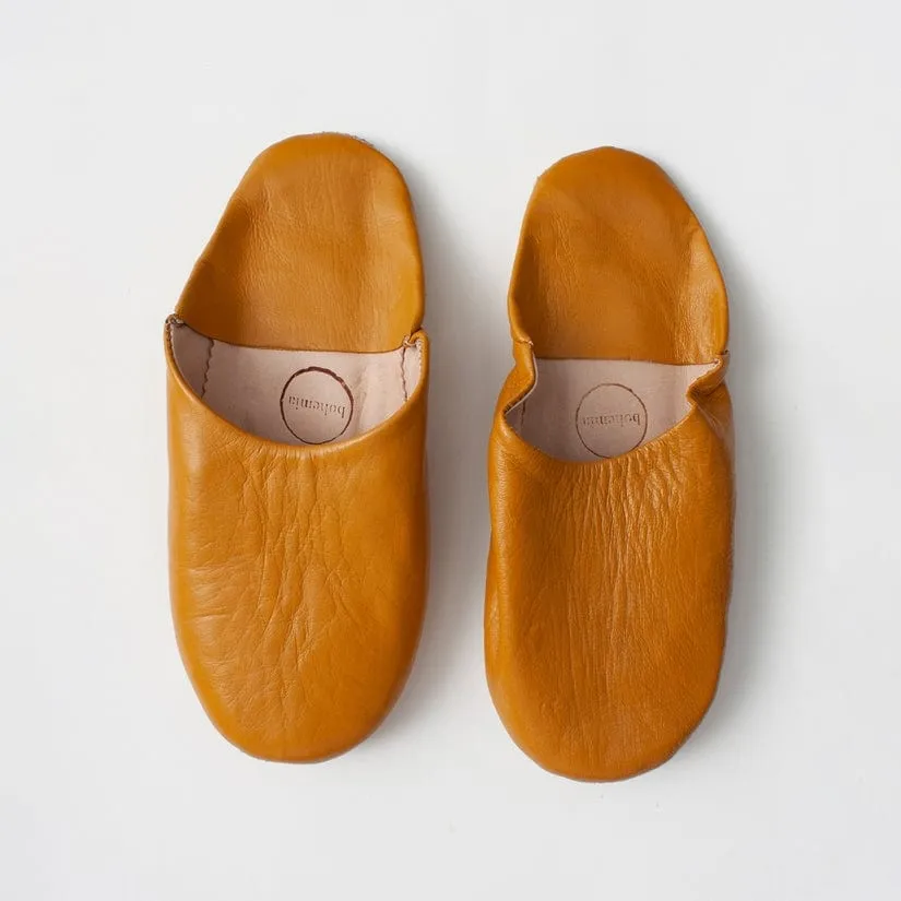 Bohemia Moroccan Babouche Slippers Ochre