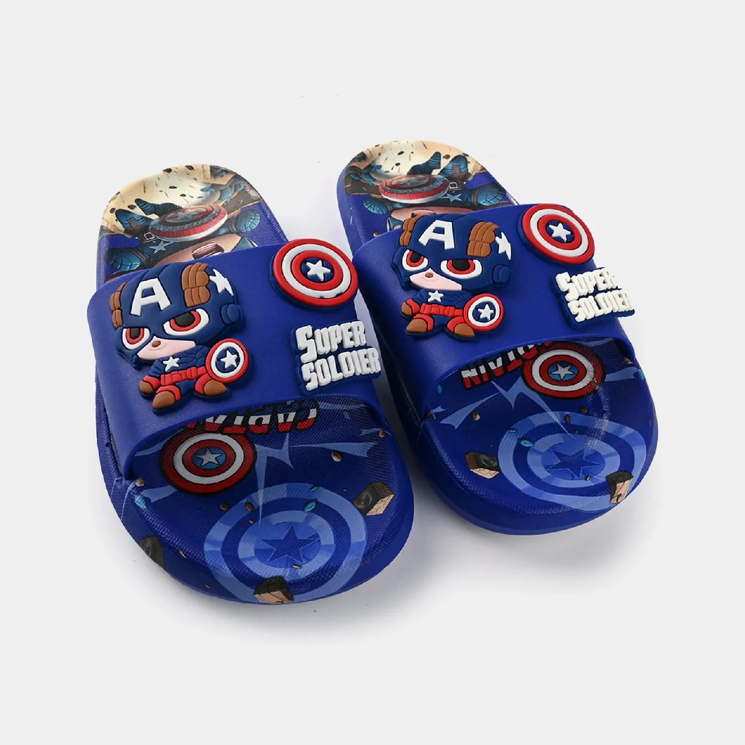 Boys Slippers DF-201-Blue