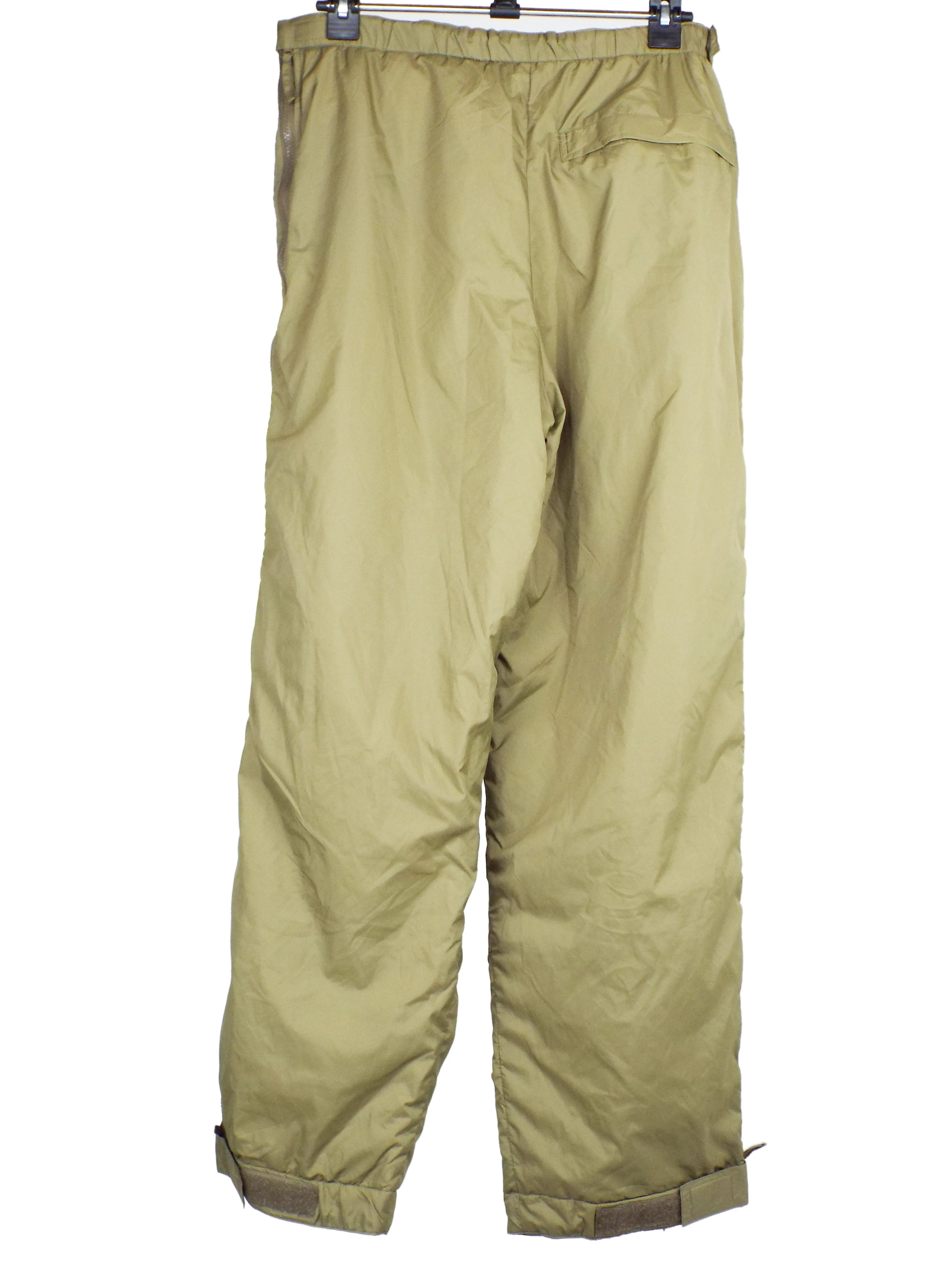 British Soft Insulated Cold Weather over-trousers - full-length leg side zips - Unissued