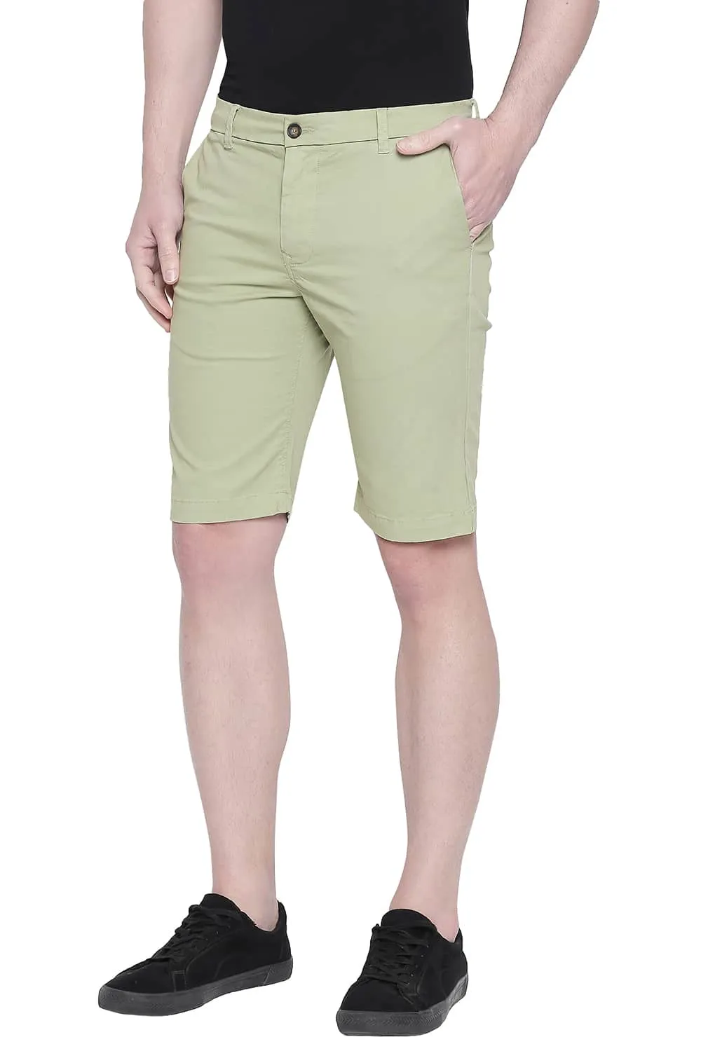 Comfort Fit Twill Stretch Shorts