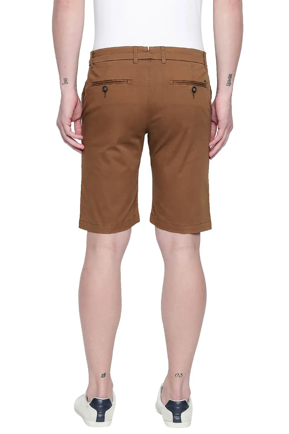 Comfort Fit Twill Stretch Shorts