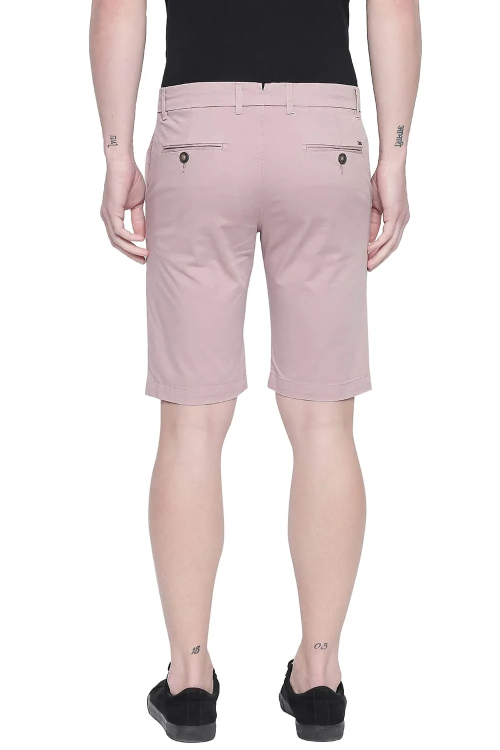 Comfort Fit Twill Stretch Shorts