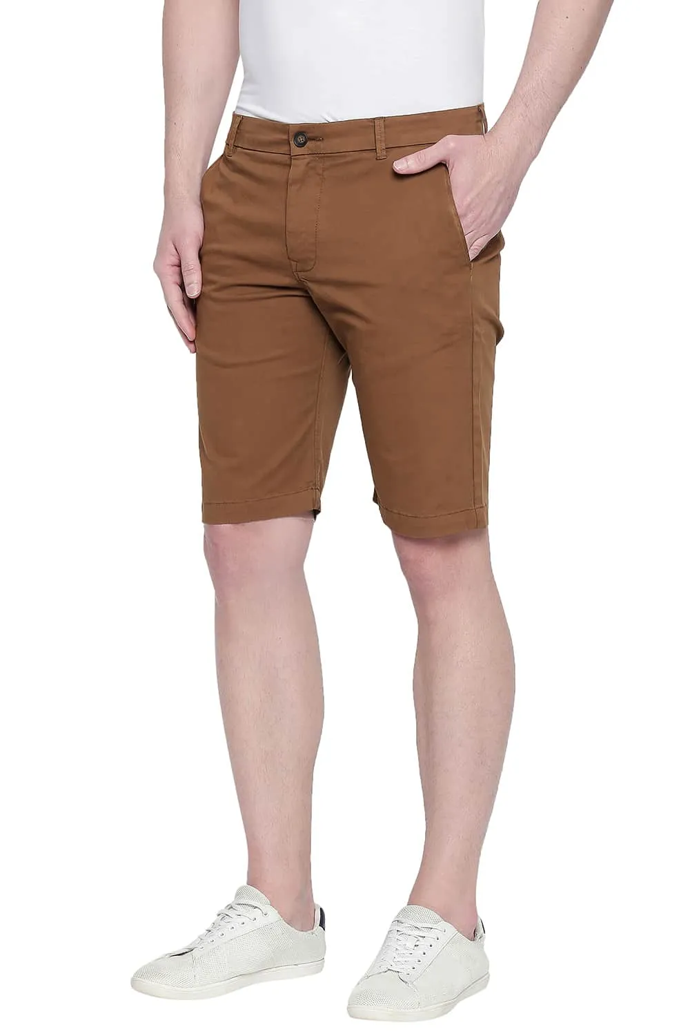 Comfort Fit Twill Stretch Shorts