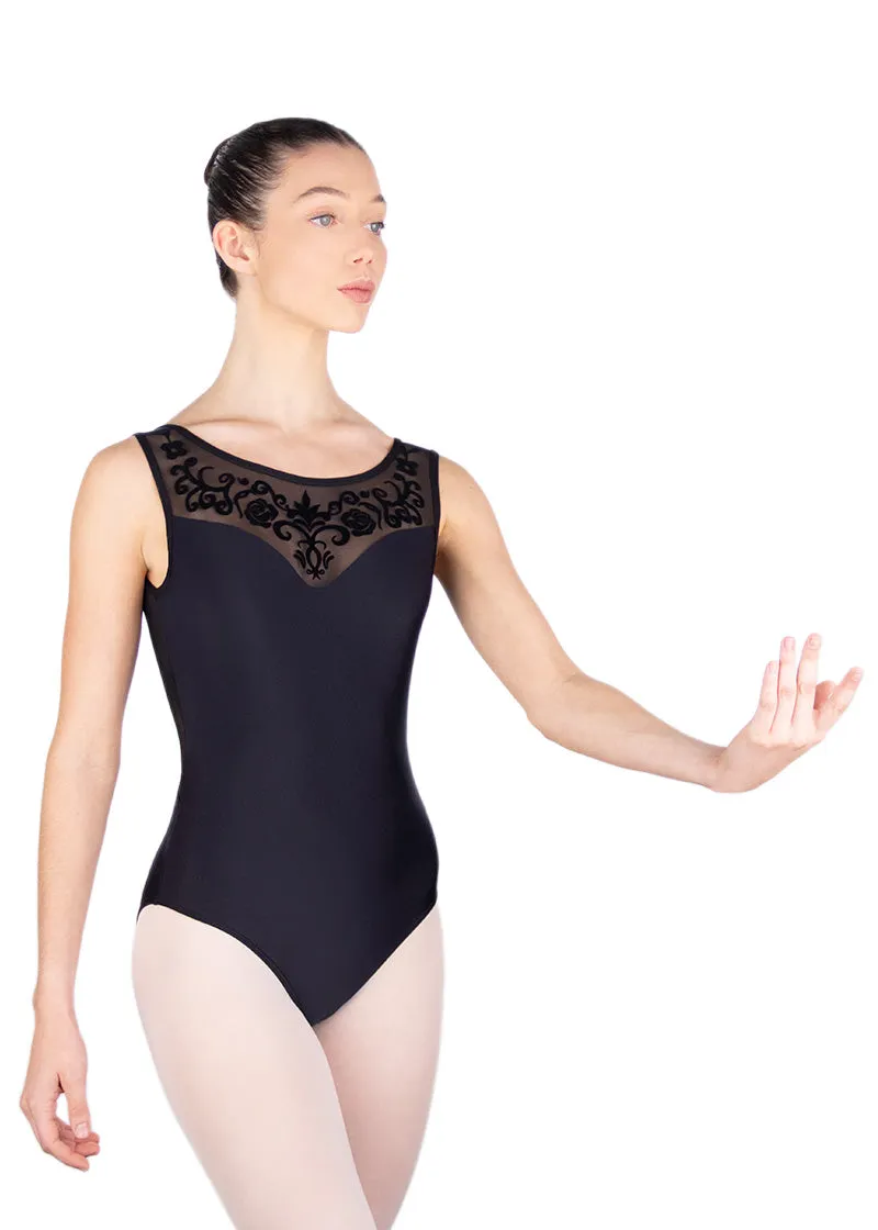 Corbeau Tank Leotard (Noir)