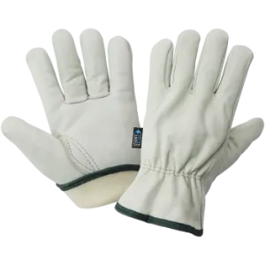 Cowhide Leather Insulated Driver Style Gloves 3200CTH