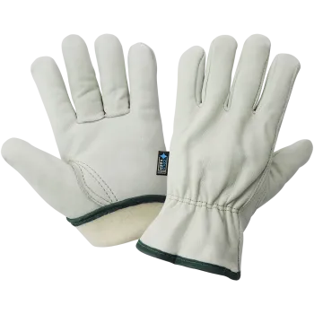 Cowhide Leather Insulated Driver Style Gloves 3200CTH