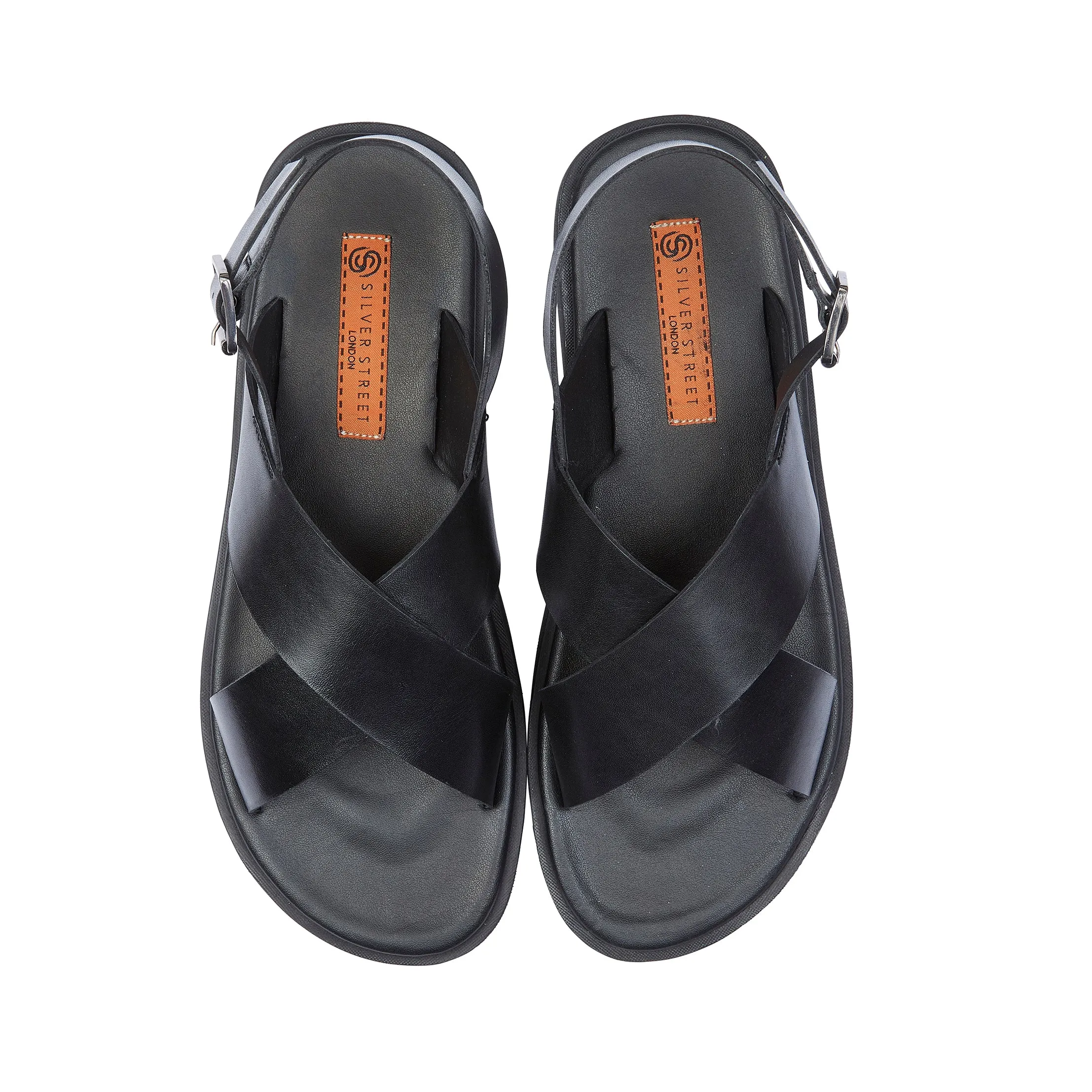 Croydon Leather Sandal - Black