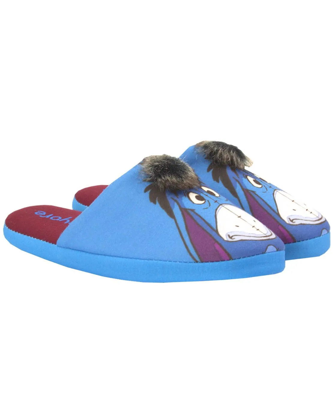 Disney Winnie The Pooh Eeyore Partial 3D Women's Novelty Character Slippers