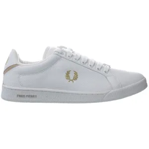 Fred Perry Parkside Pin Punch Mens White Trainers