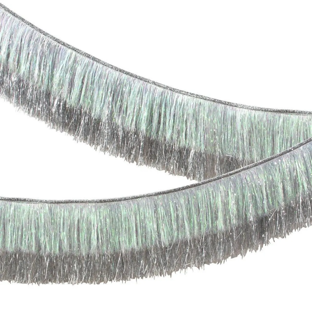 Fringe Garland 20' x 15" Gold-Silver -Black