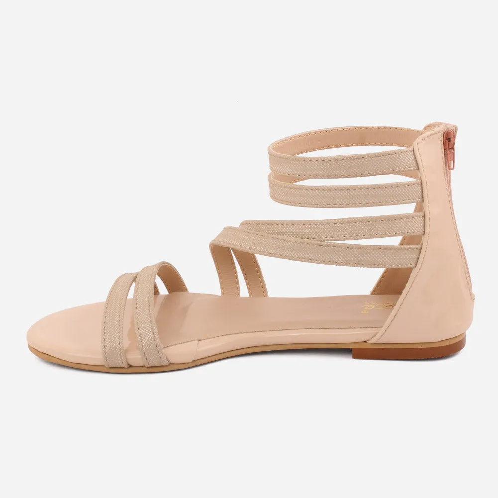 Girls"RHETT" Flat Sandals