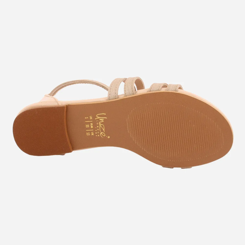 Girls"RHETT" Flat Sandals