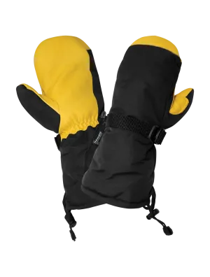 Global Glove Low Temperature Insulated Chopper Mittens Gloves - Gold and Black