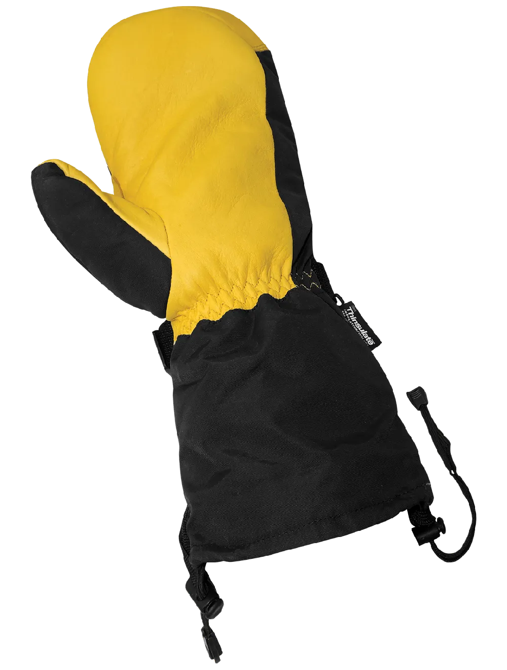 Global Glove Low Temperature Insulated Chopper Mittens Gloves - Gold and Black