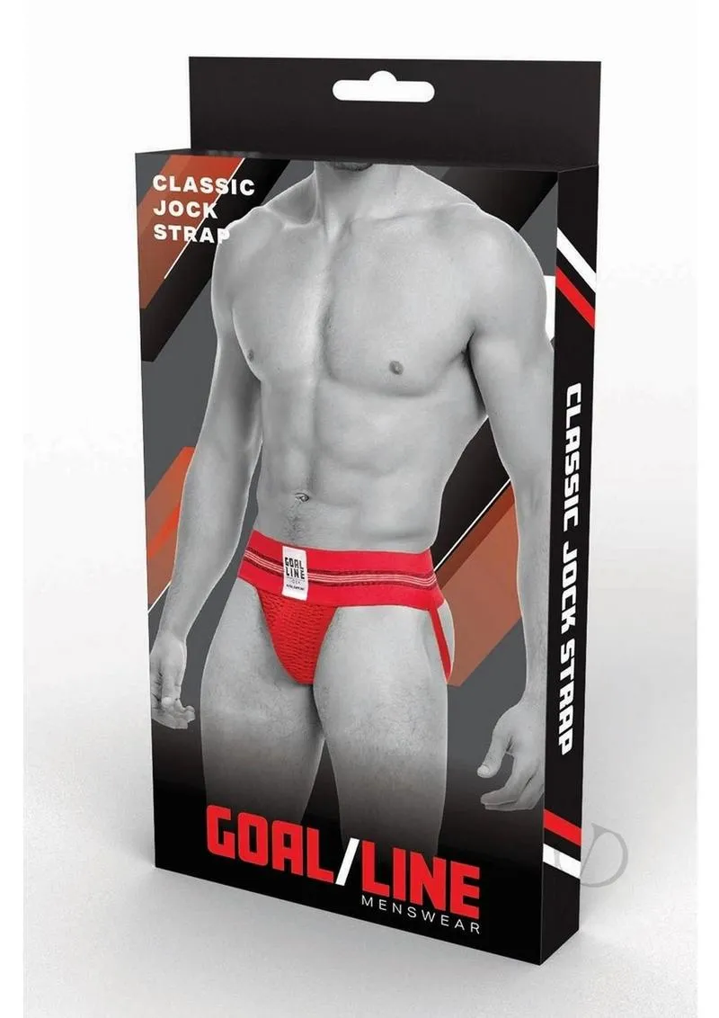 Goal Line Class Jockstrap S/m Red