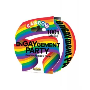 Hott Products - Engaygement Rainbow Style Caution Tape (Rainbow)