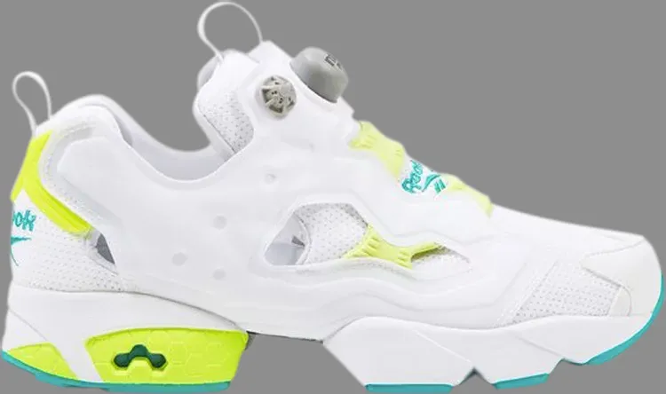 Instapump fury og 'timeless teal' Reebok sneakers, white