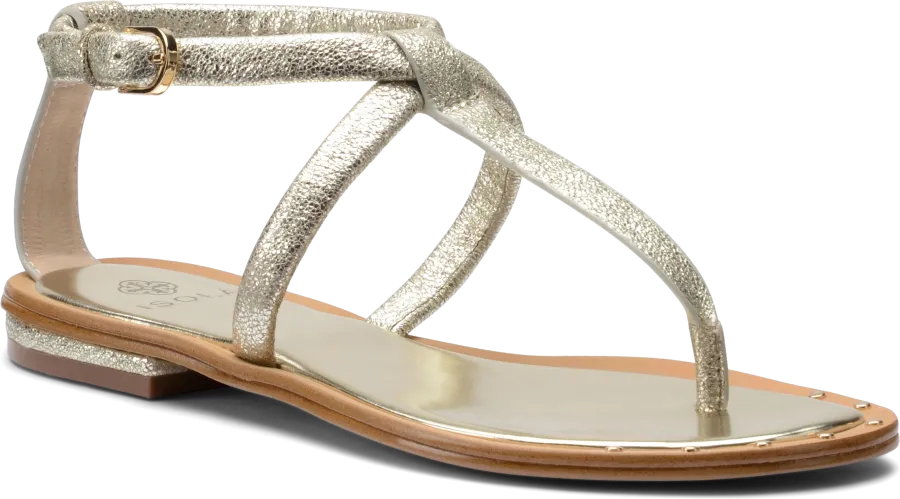 Isola Women's •Mackenzie• Studded-Toe Thong Sandal