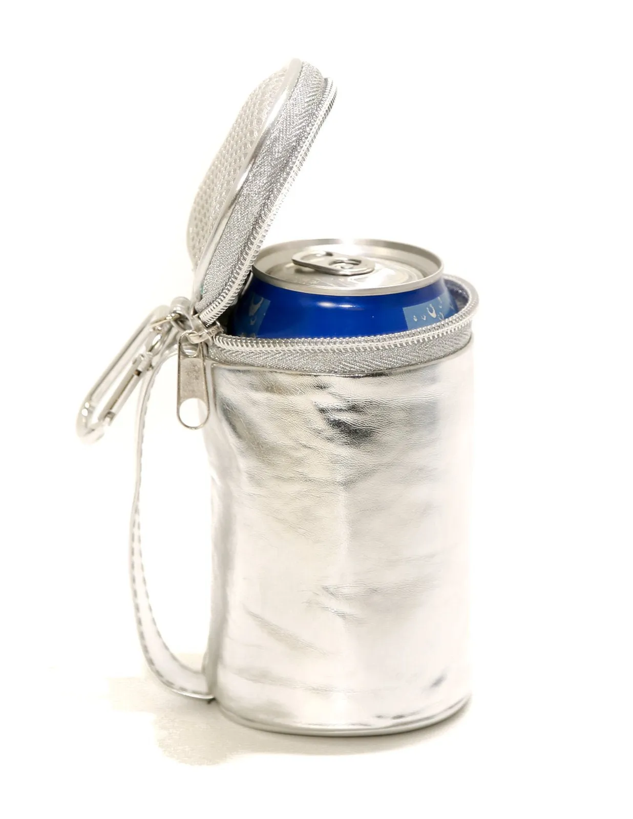 Koolzie | Insulated Can Cooler | METALLIC Silver