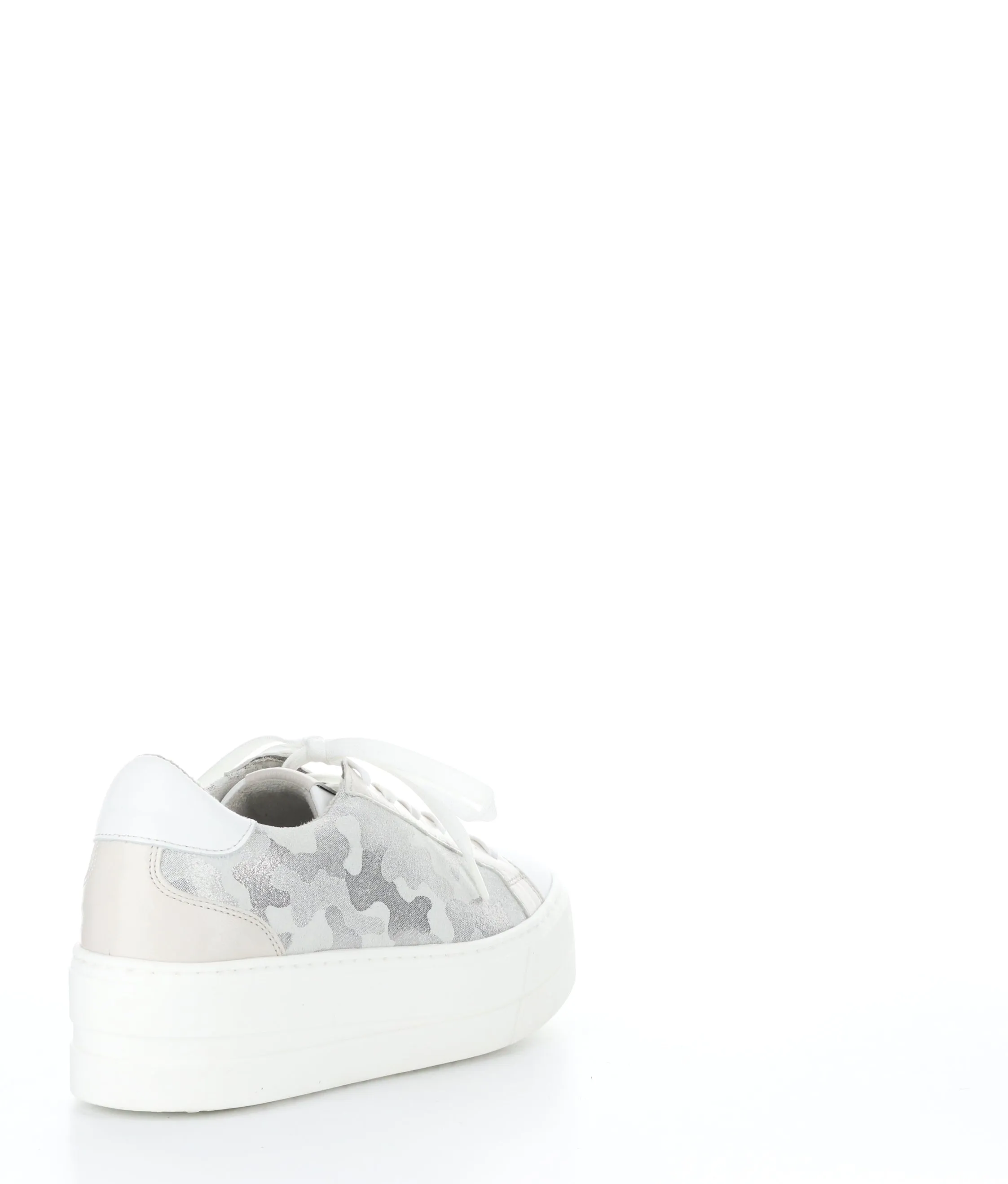 MARDI WHITE/SILGREY/CREAM Lace-up Trainers