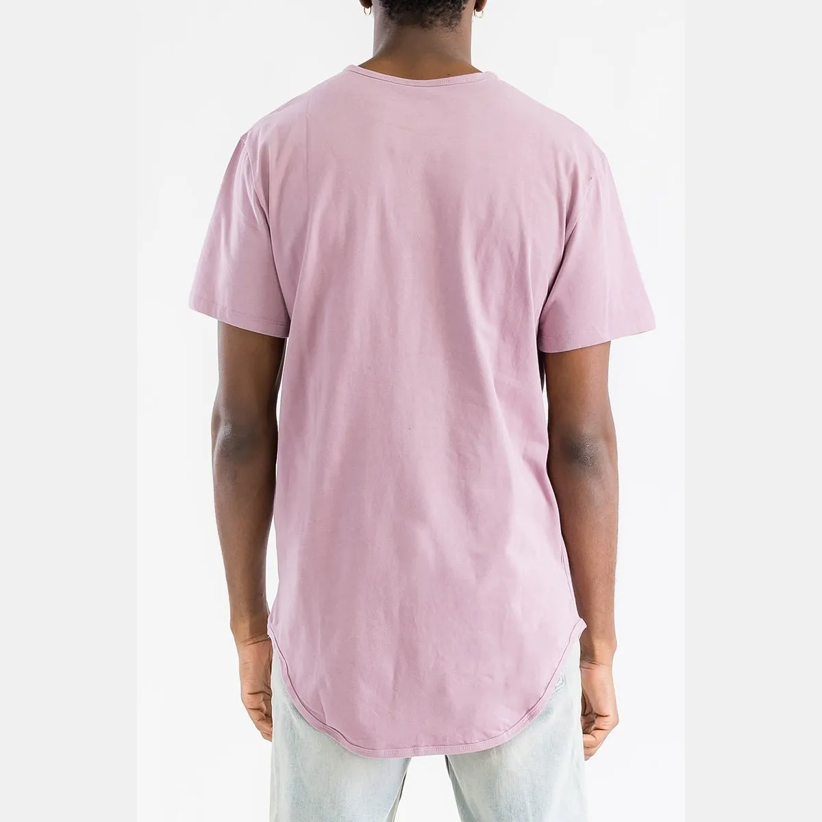 Mauve Classic Scallop Tee