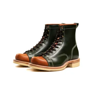 Stylish Mens Two-Tone Monkey Boots with Durable Design and Comfortable Fit