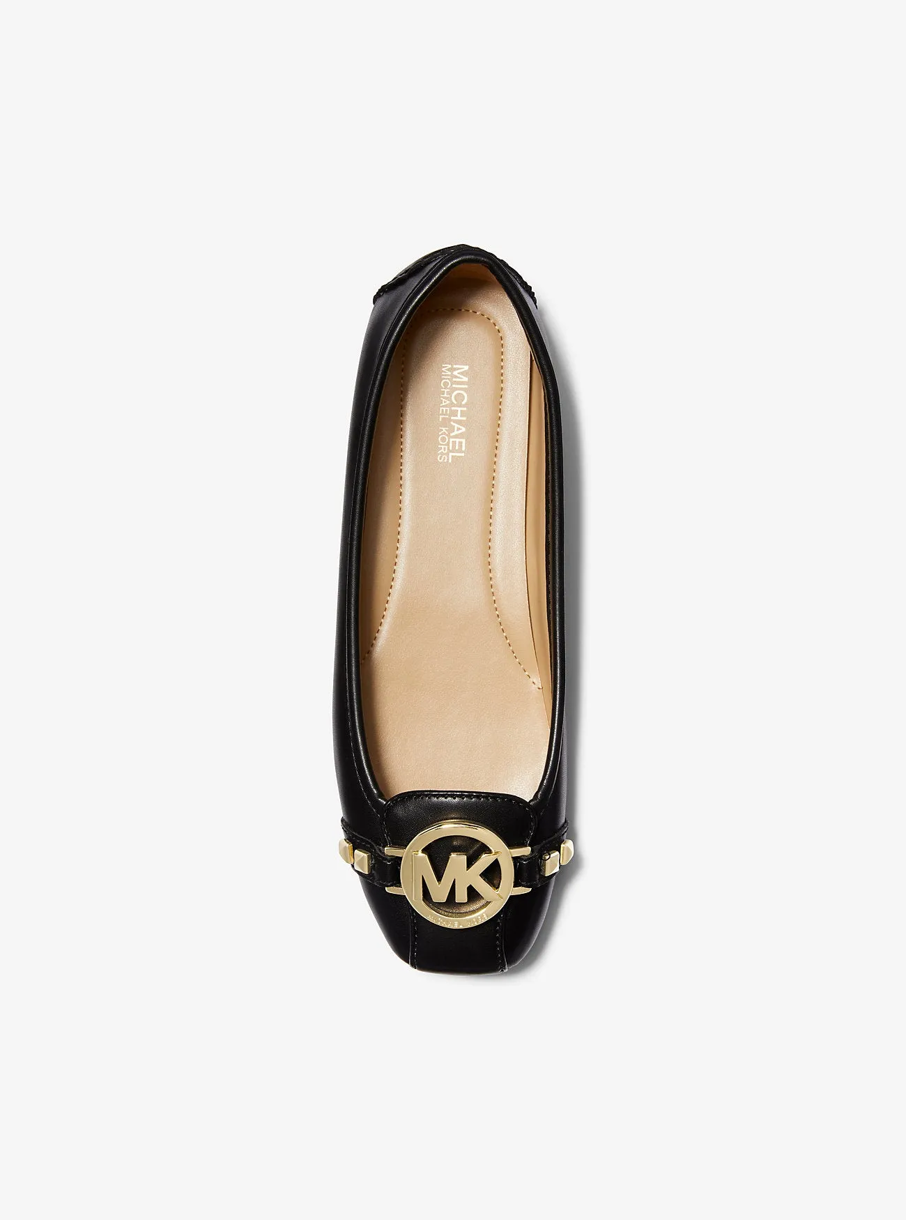 Michael Kors Fulton Faux Leather Moccasins, Black