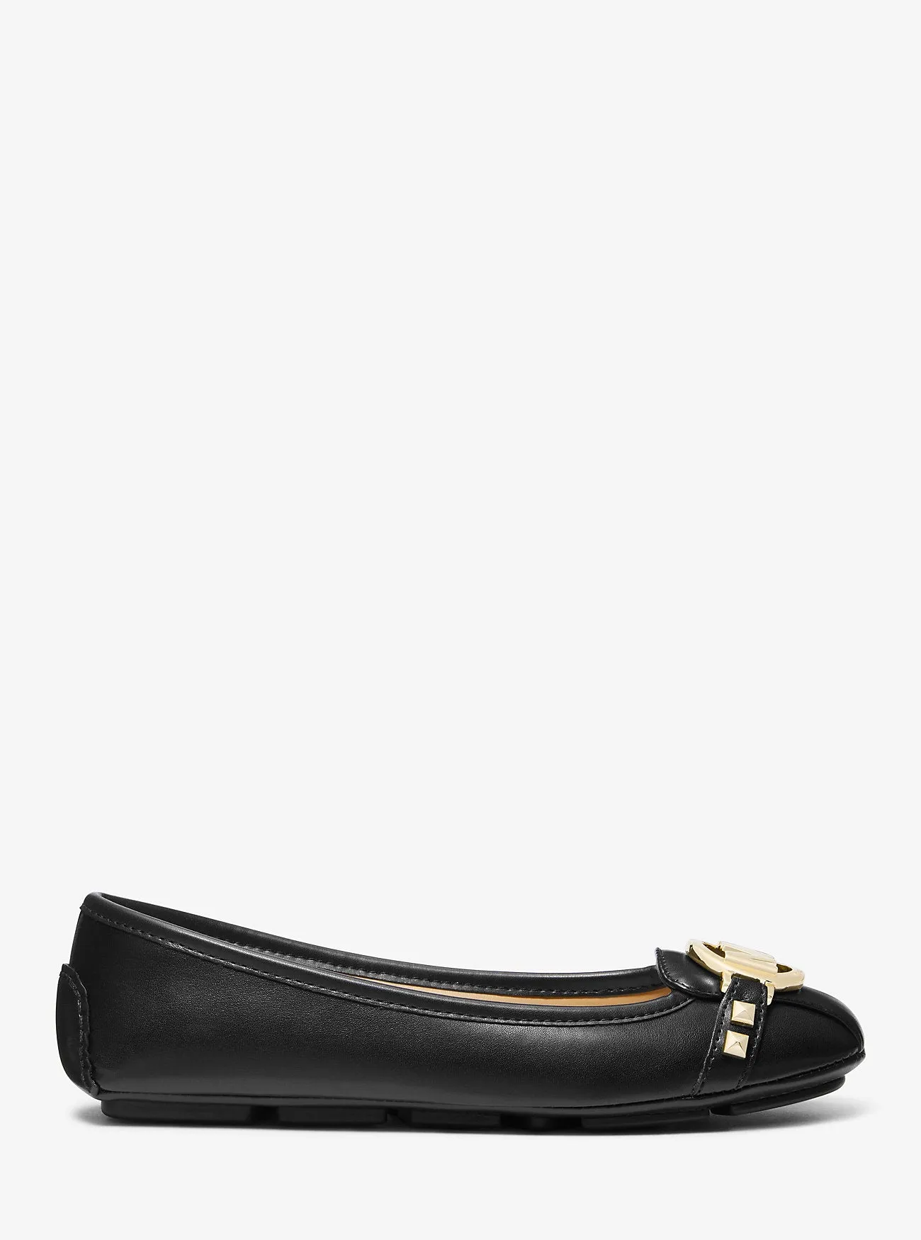 Michael Kors Fulton Faux Leather Moccasins, Black