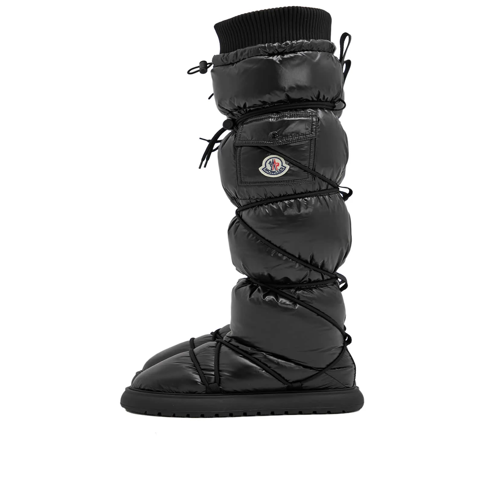 Moncler Gaia Pocket High Snow boots, black