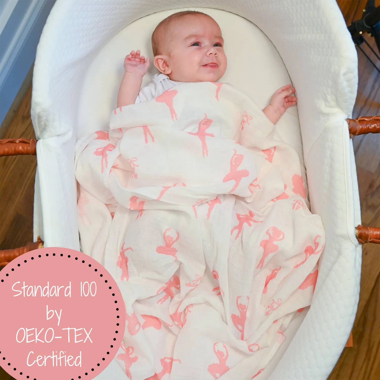 Never Miss a Chance to Dance Baby Swaddle Blanket