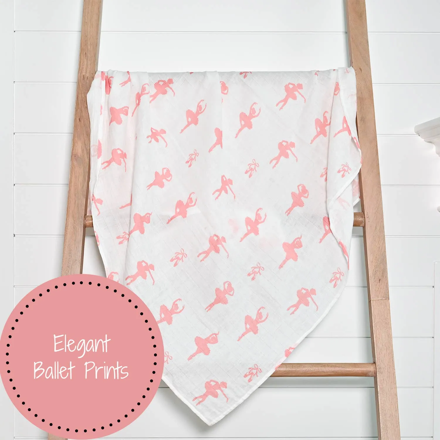 Never Miss a Chance to Dance Baby Swaddle Blanket