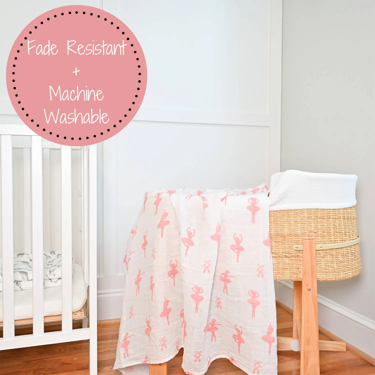 Never Miss a Chance to Dance Baby Swaddle Blanket