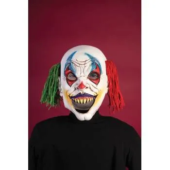 Open Mouth Evil Clown Mask