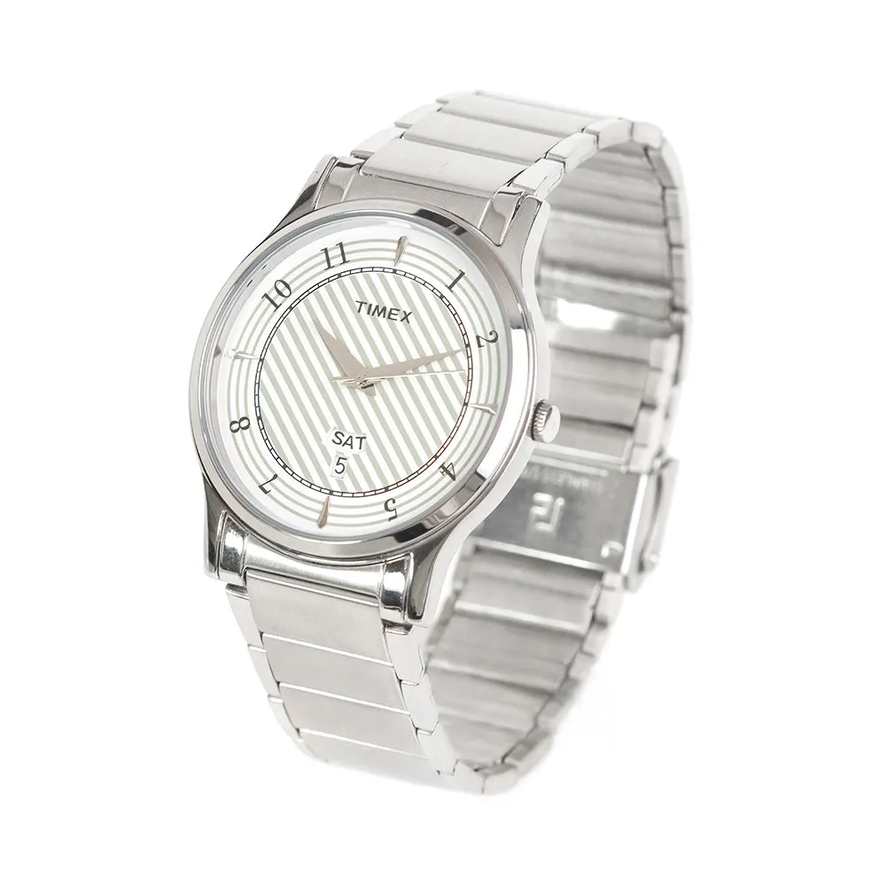 R4 Series 3-Hand Day Date 39mm Stainless Steel Band