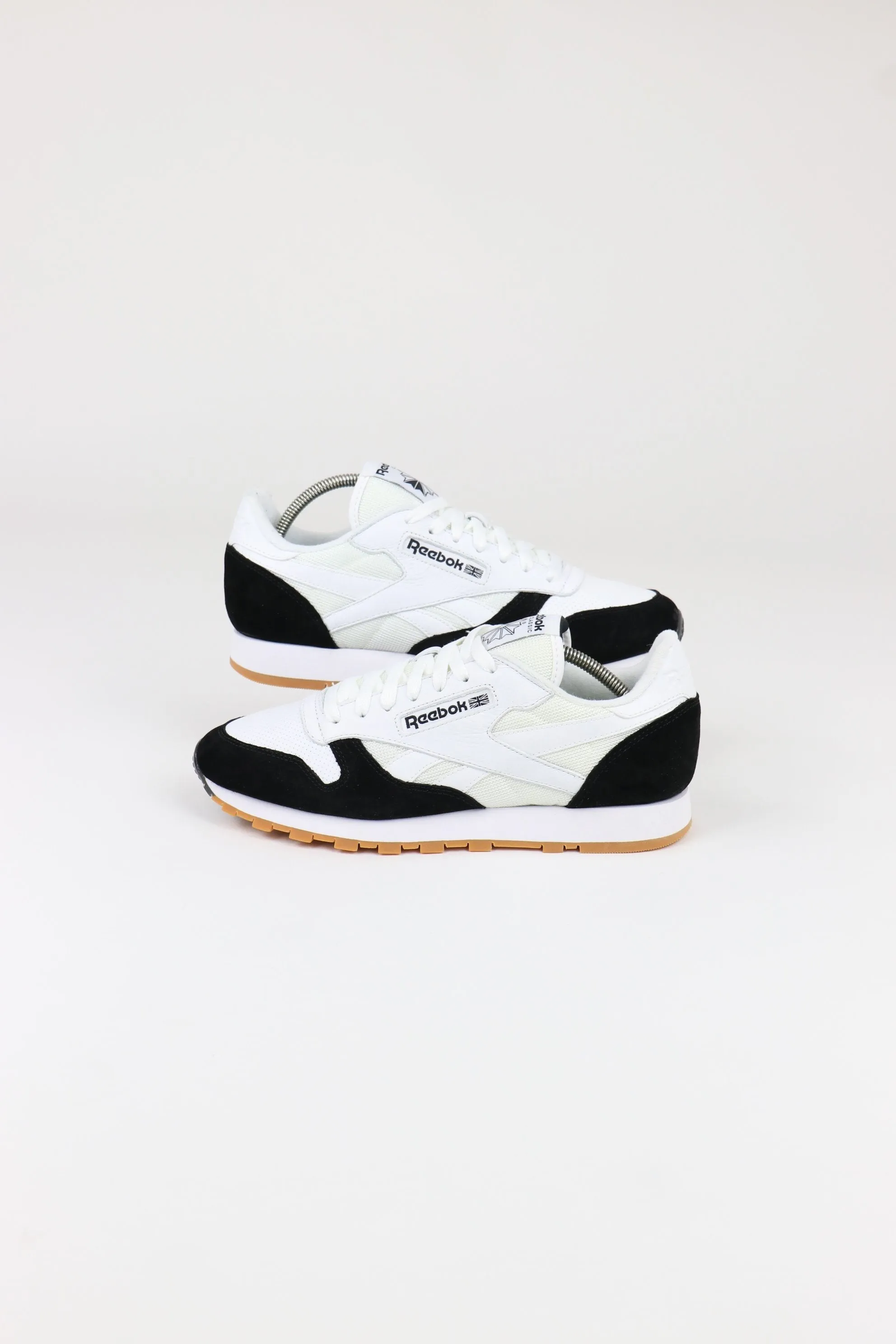 Reebok Classics Mens x Kendrick Lamar Leather Perfect Split Trainers White/Black/Gum NEW