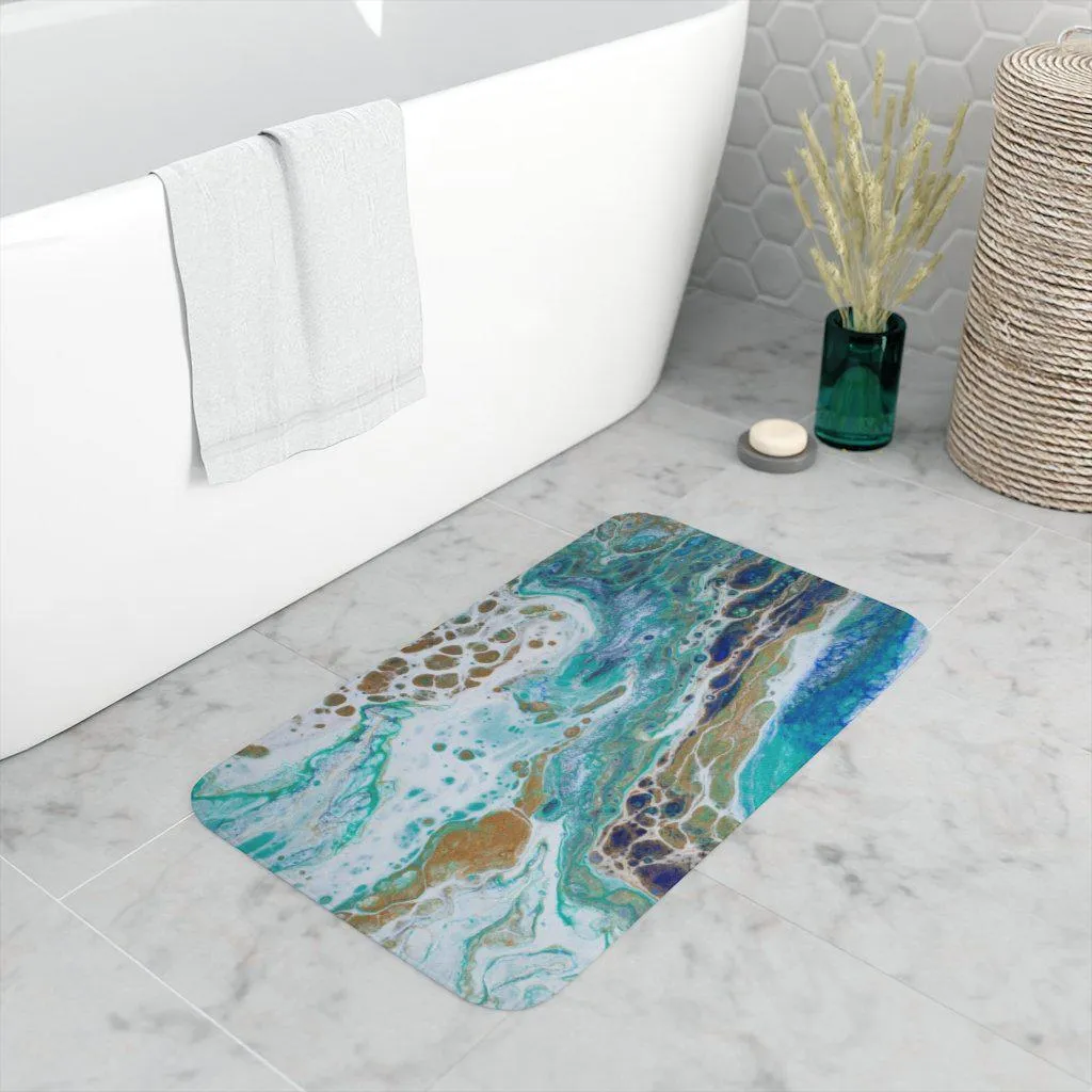 Sapphire Shores Memory Foam Bath Mat