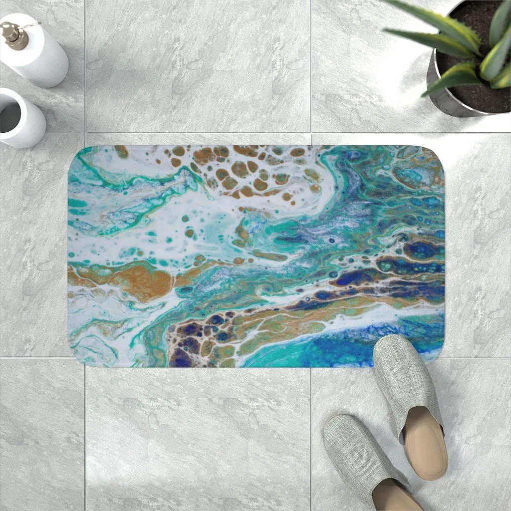 Sapphire Shores Memory Foam Bath Mat