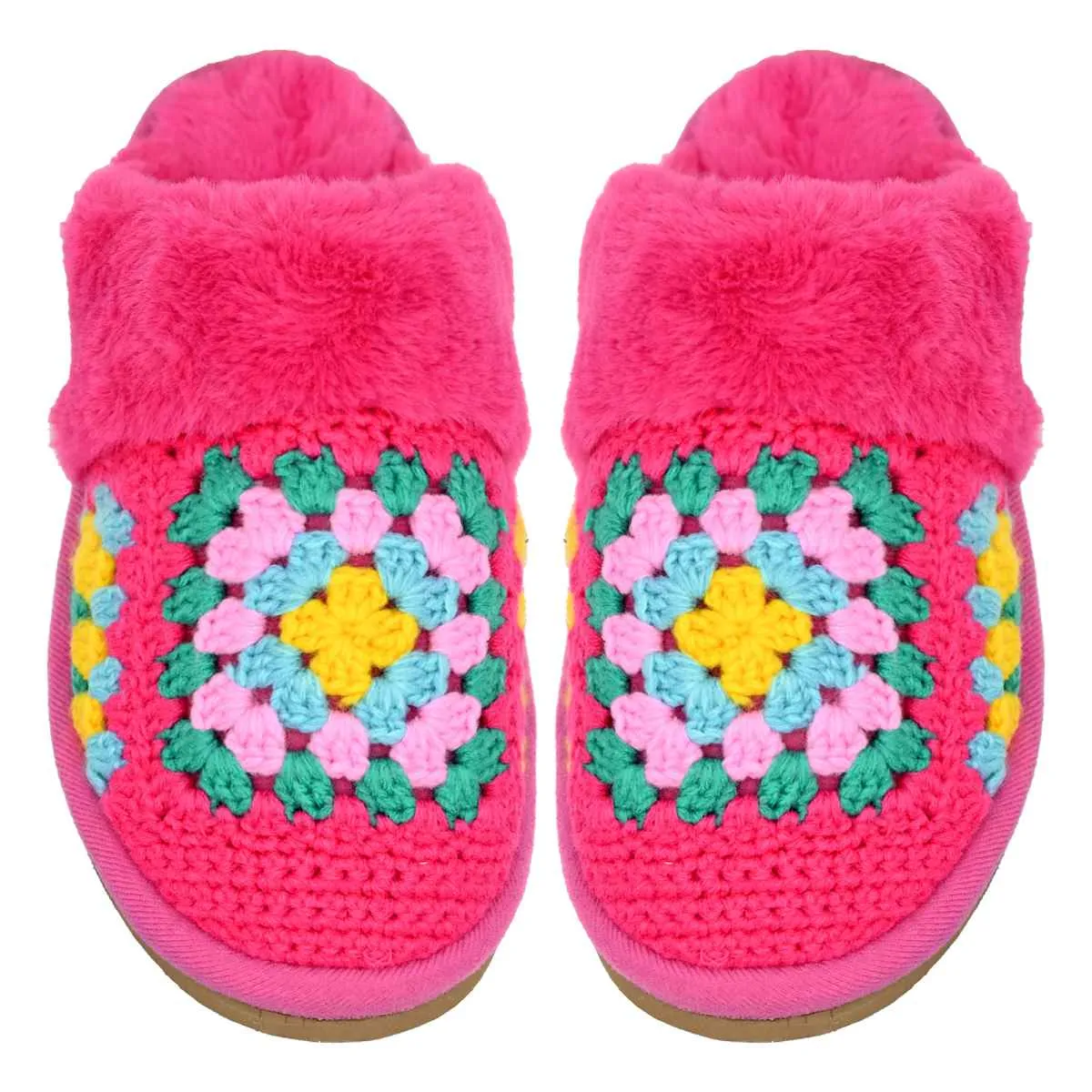 SPE7393 Handmade Crochet Slippers