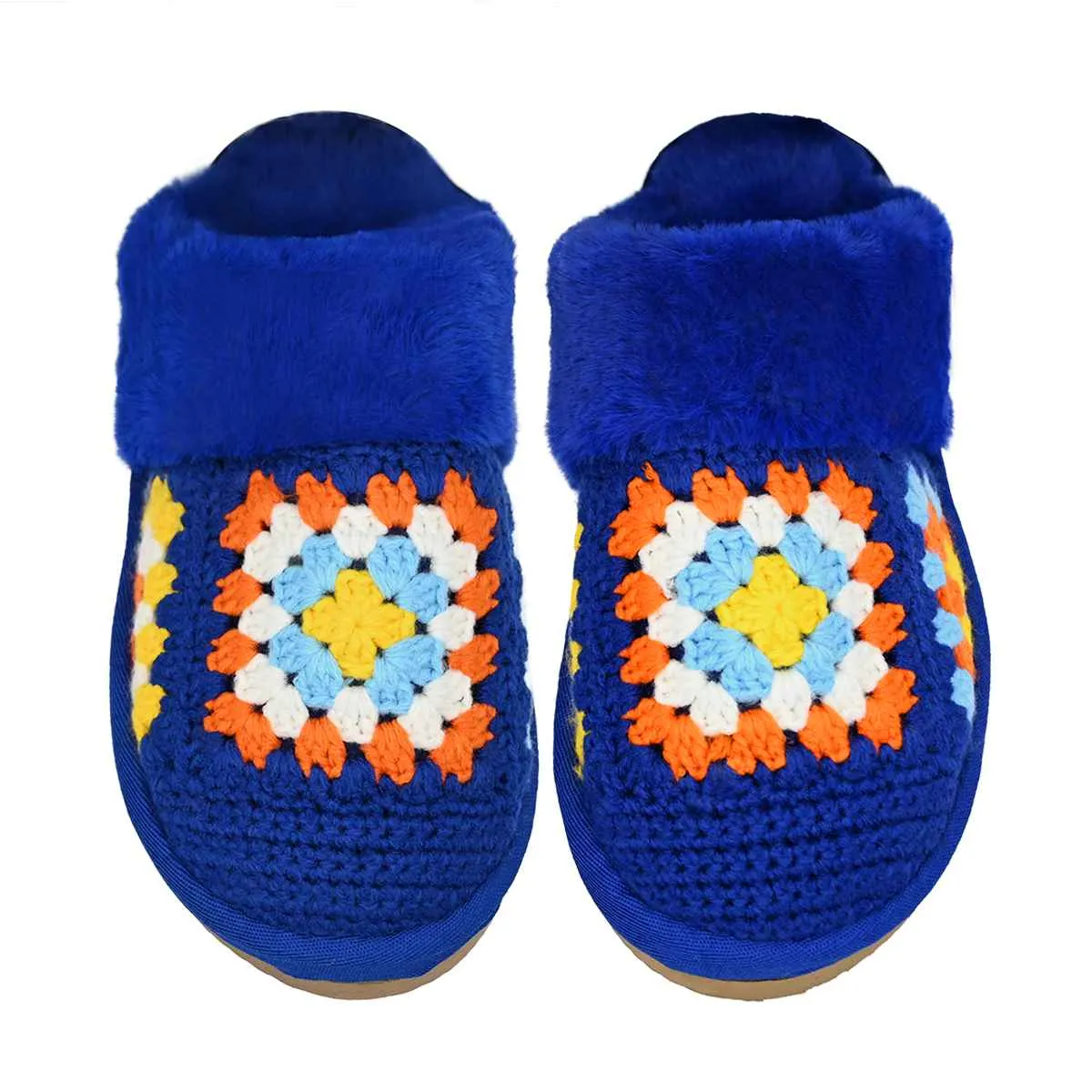 SPE7393 Handmade Crochet Slippers