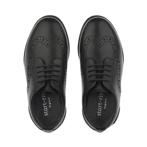 Start-Rite Brogue Pri Black Leather