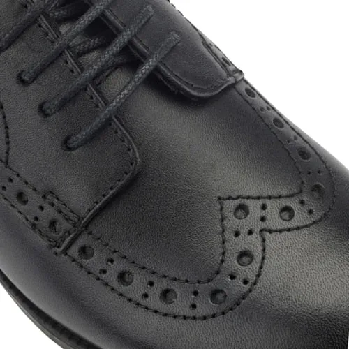 Start-Rite Brogue Pri Black Leather