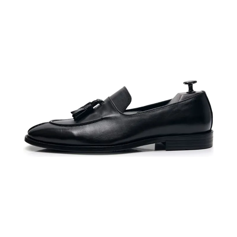 TasselLux Exotic Leather Oxford Dress Loafers